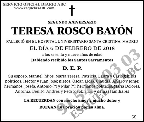 Teresa Rosco Bayón