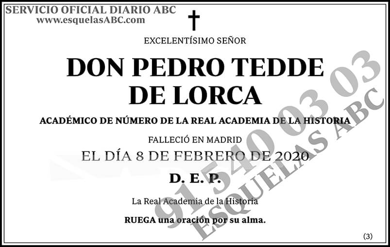 Pedro Tedde de Lorca