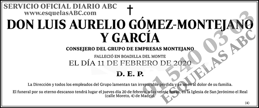 Luis Aurelio Gómez-Montejano y García