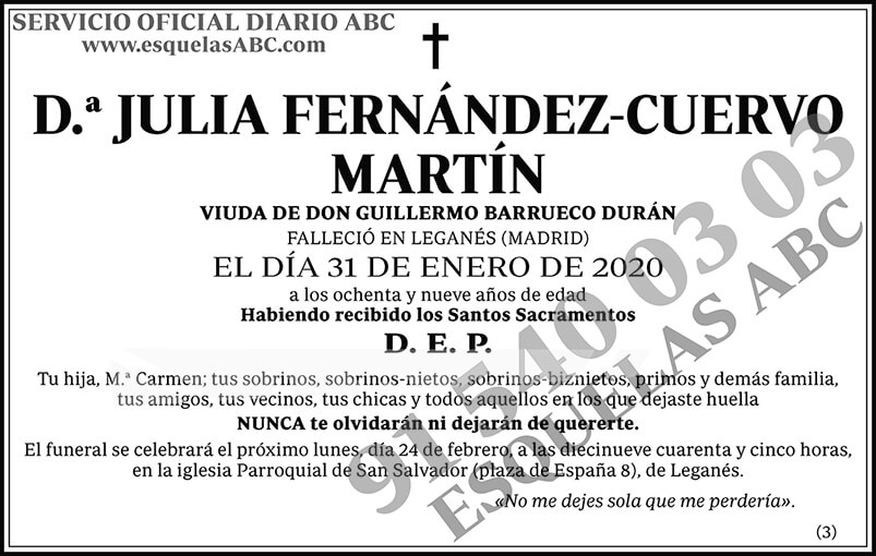 Julia Fernández-Cuervo Martín