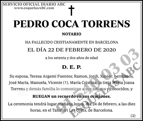 Pedro Coca Torrens