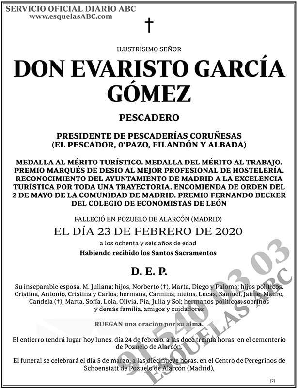 Evaristo García Gómez