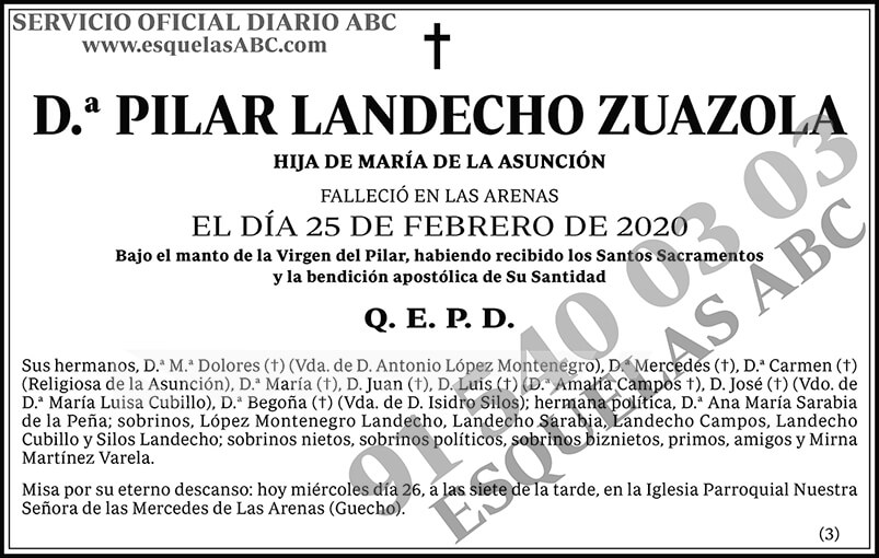Pilar Landecho Zuazola