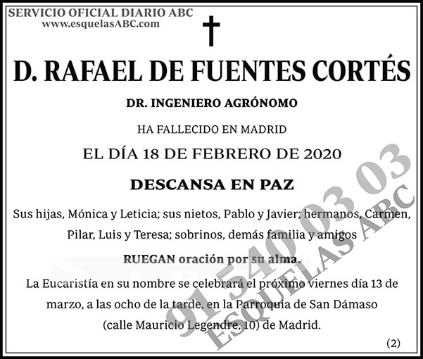 Rafael de Fuentes Cortés