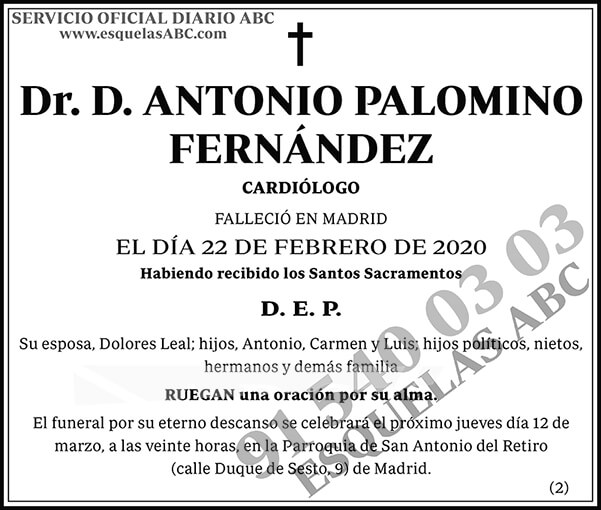 Antonio Palomino Fernández