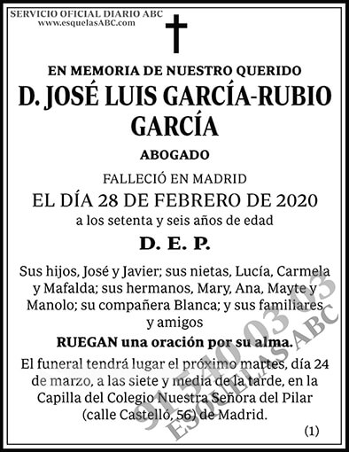 José Luis García-Rubio García