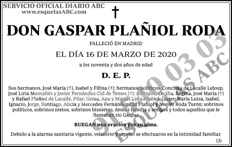 Gaspar Plañiol Roda