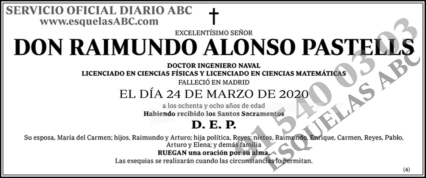 Raimundo Alonso Pastells