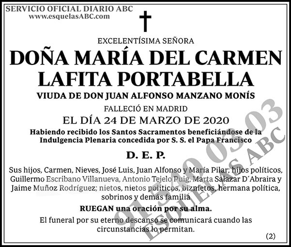 María del Carmen Lafita Portabella