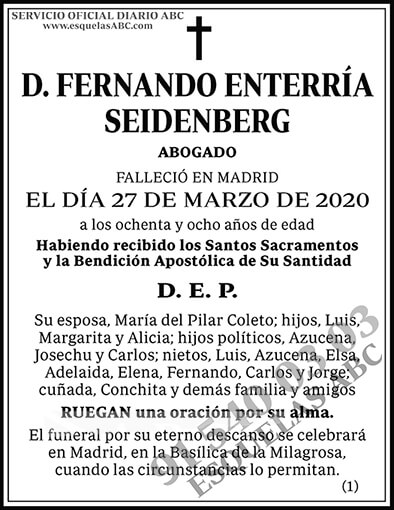 Fernando Enterría Seidenberg