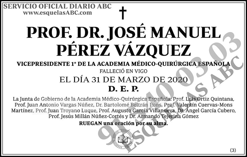 José Manuel Pérez Vázquez