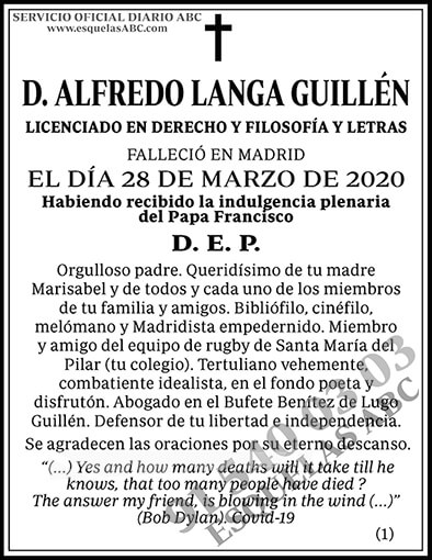 Alfredo Langa Guillén