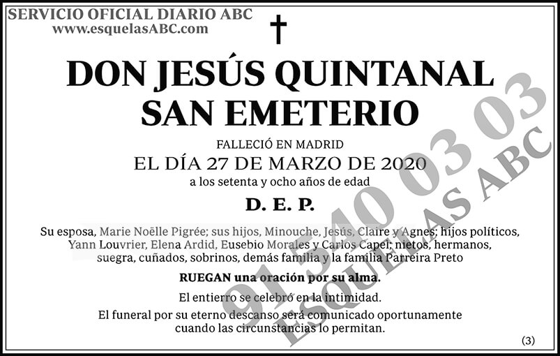 Jesús Quintanal San Emeterio