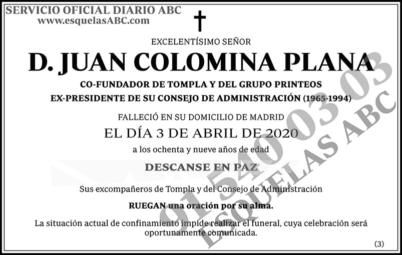 Juan Colomina Plana