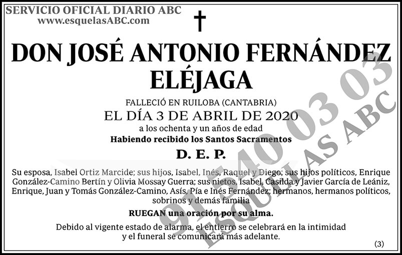 José Antonio Fernández Eléjaga
