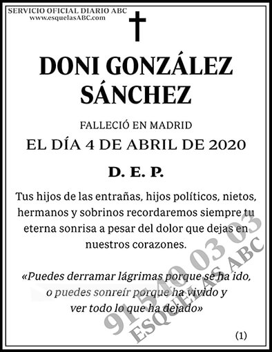 Doni González Sánchez
