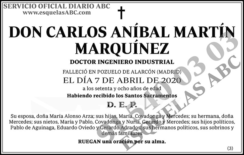 Carlos Aníbal Martín Marquínez