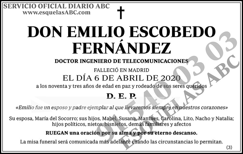 Emilio Escobedo Fernández