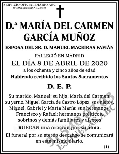 María del Carmen García Muñoz