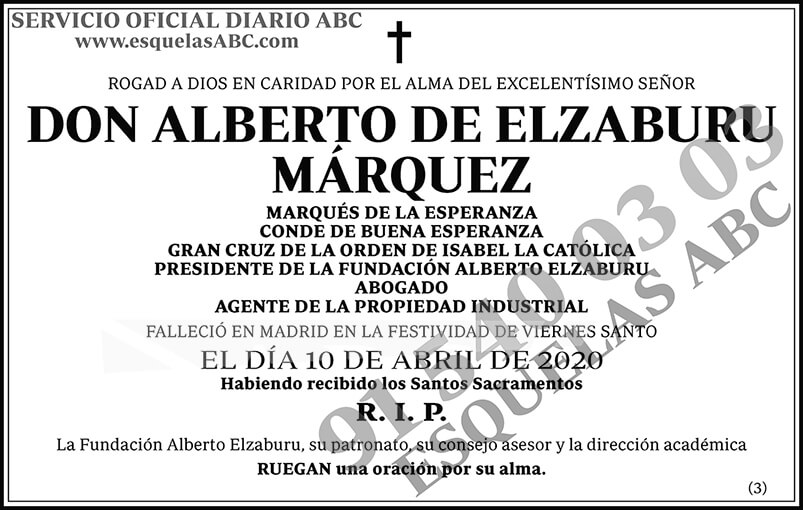 Alberto de Elzaburu Márquez