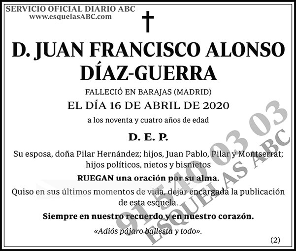 Juan Francisco Alonso Díaz-Guerra