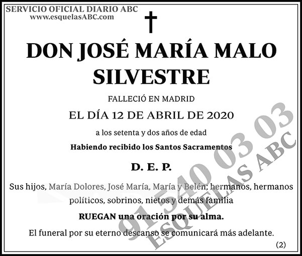 José María Malo Silvestre