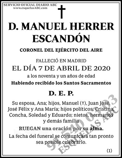 Manuel Herrer Escandón