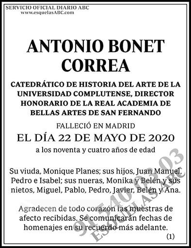 Antonio Bonet Correa