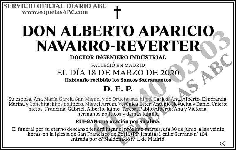 Alberto Aparicio Navarro-Reverter