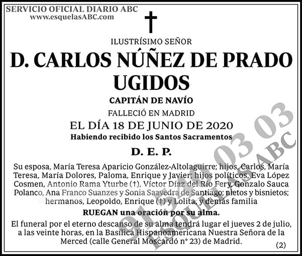 Carlos Núñez de Prado Ugidos