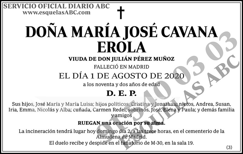 María José Cavana Erola