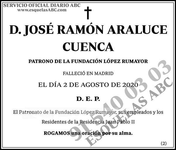 José Ramón Araluce Cuenca