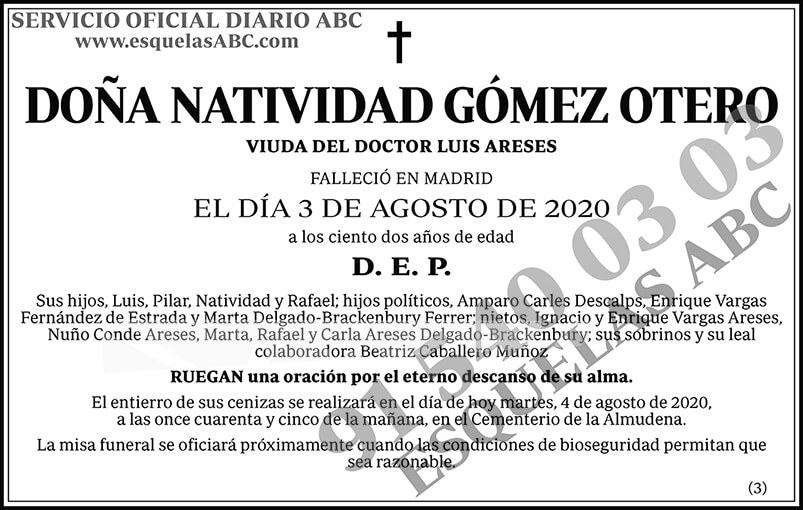 Natividad Gómez Otero