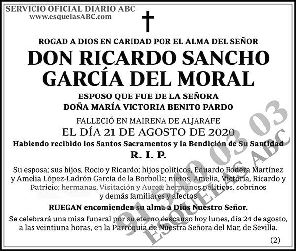 Ricardo Sancho García del Moral