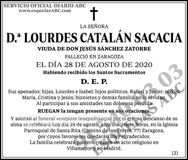 Lourdes Catalán Sacacia