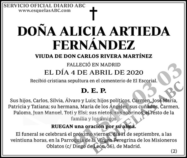 Alicia Artieda Fernández