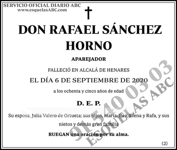 Rafael Sánchez Horno