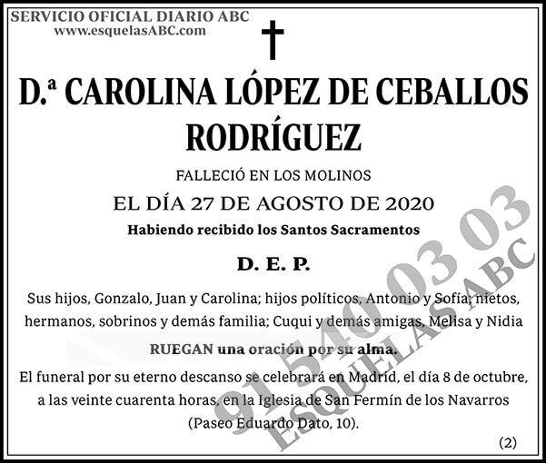 Carolina López de Ceballos Rodríguez