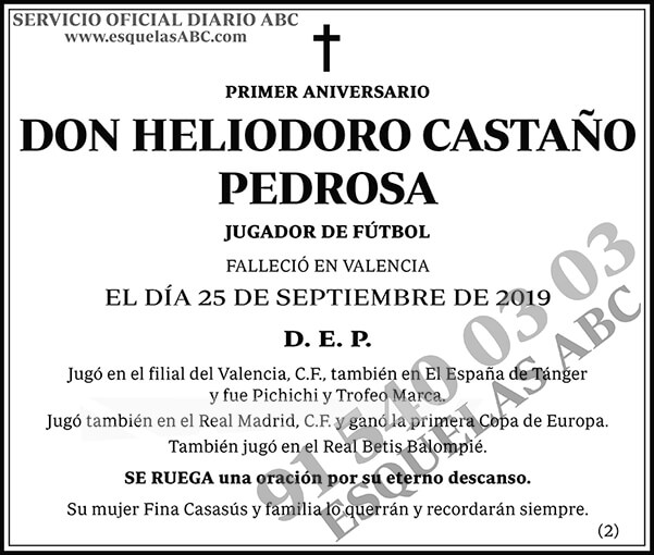 Heliodoro Castaño Pedrosa