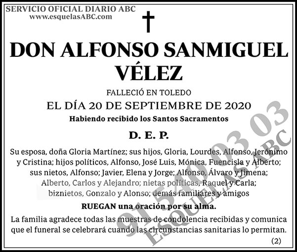 Alfonso Sanmiguel Vélez