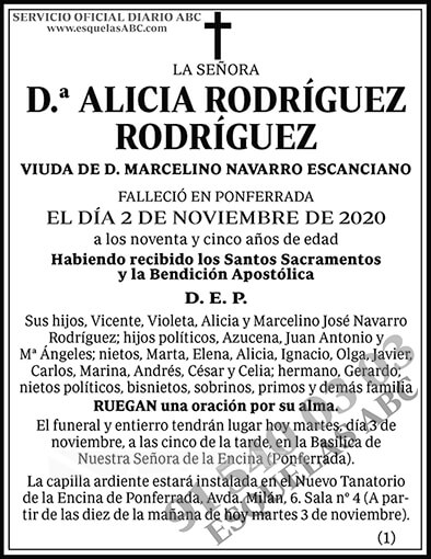 Alicia Rodríguez Rodríguez