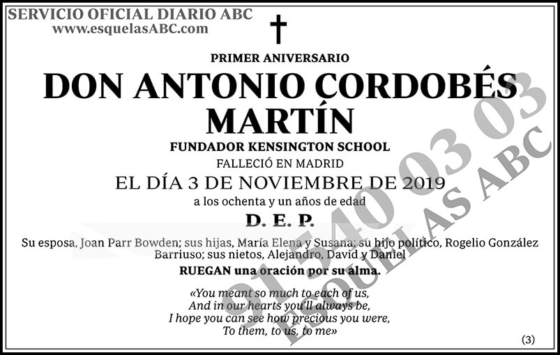 Antonio Cordobés Martín