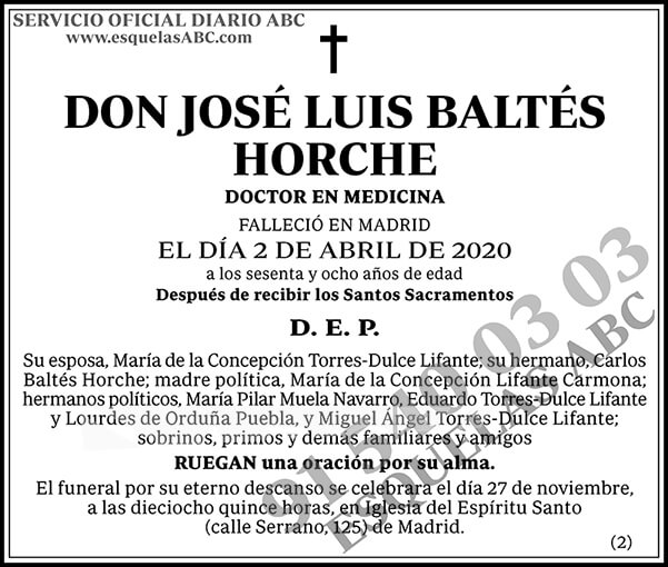 José Luis Baltés Horche