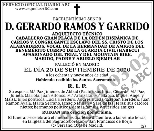 Gerardo Ramos y Garrido