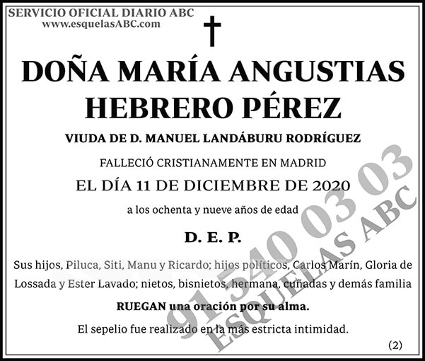 María Angustias Hebrero Pérez