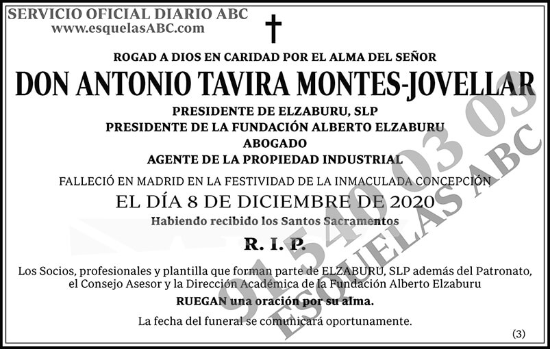 Antonio Tavira Montes-Jovellar