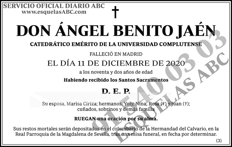 Ángel Benito Jaén