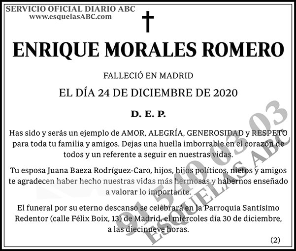 Enrique Morales Romero