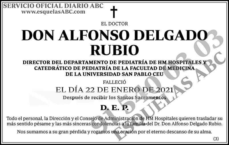 Alfonso Delgado Rubio