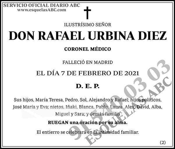 Rafael Urbina Diez